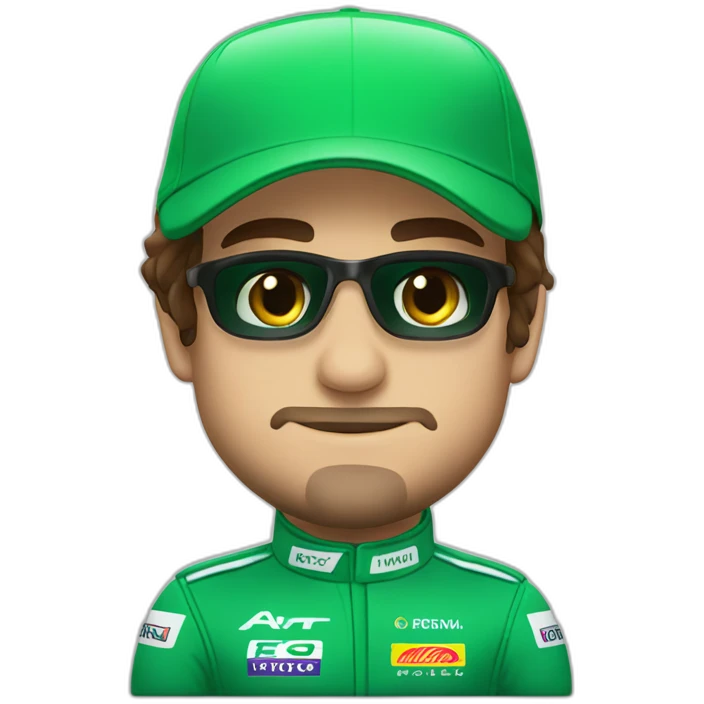 fernando alonso f1 green aston martin emoji