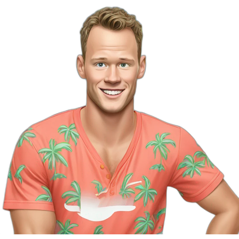 Jonathan Toews as beach bum emoji