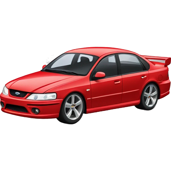 Red ford falcon bf xr6 turbo intercooler  emoji