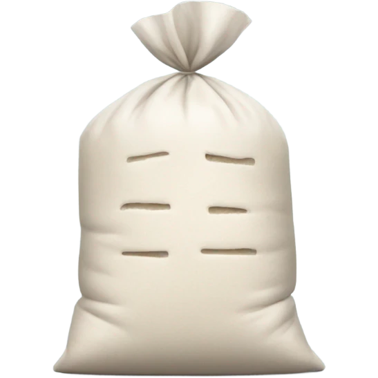 Baggie of flour emoji