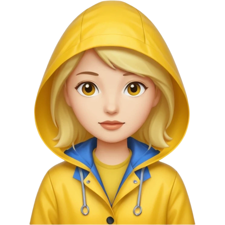 Raincoat Pedestrian woman emoji