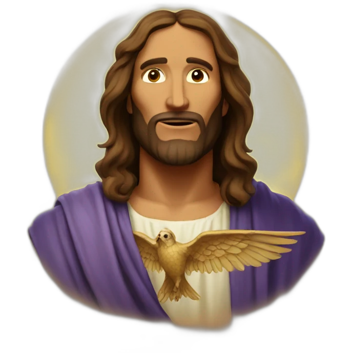 Raptor Jesus emoji