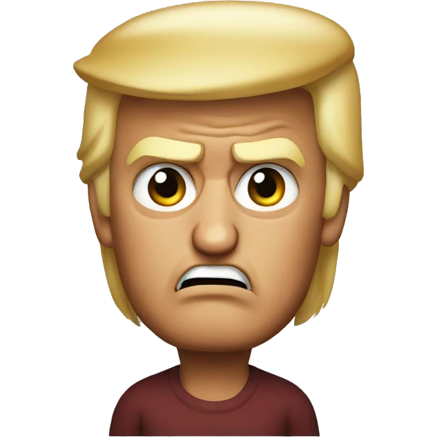 angry donald trump emoji
