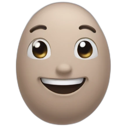 Happy bean emoji
