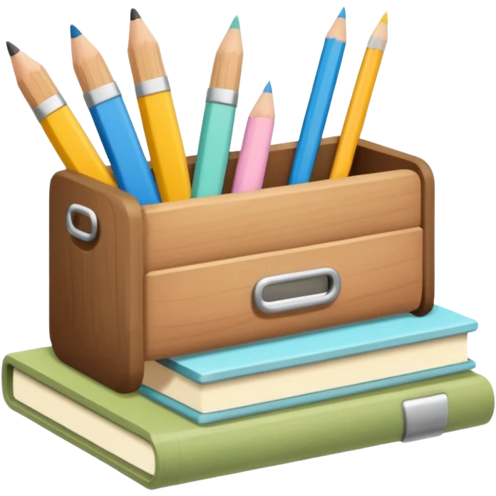 aesthetic school supplies cottage core (earthy) emoji