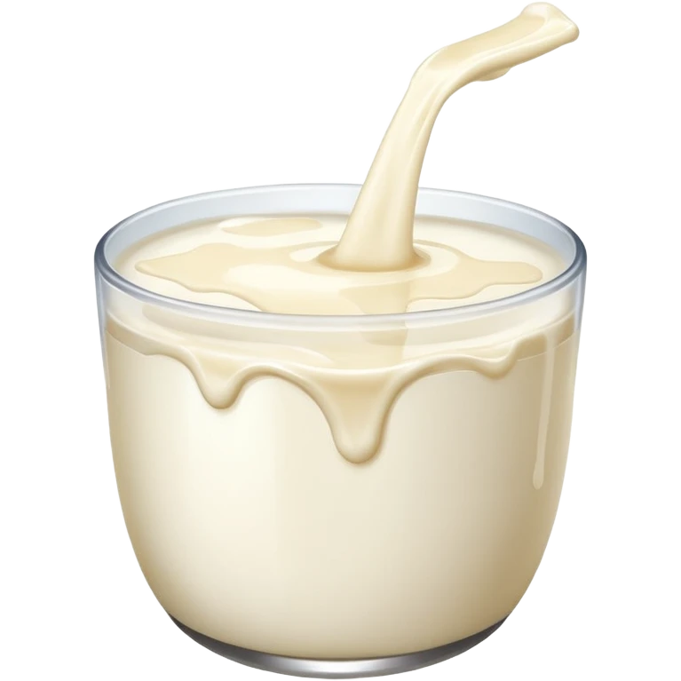 A big milk splash that’s really sticky emoji