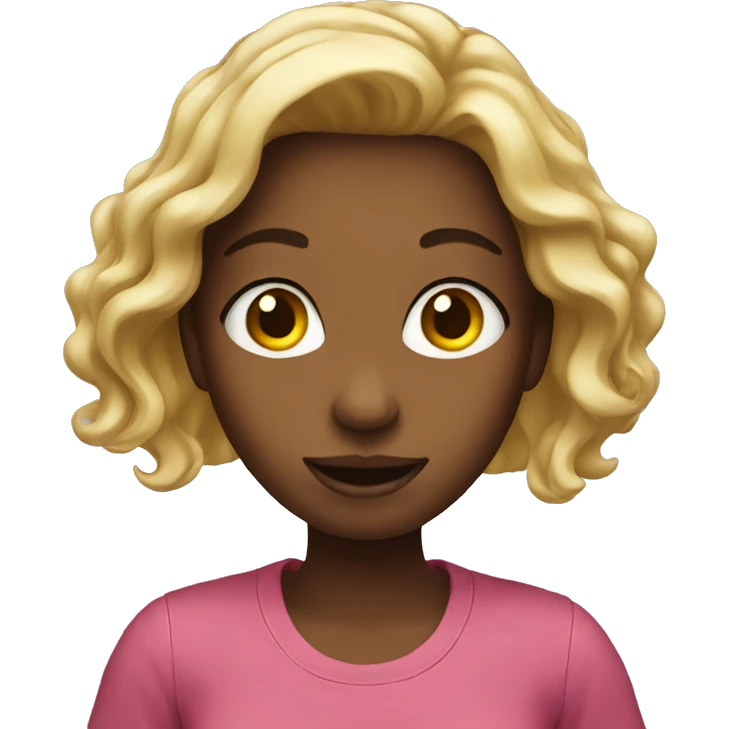 Girl popping emoji  emoji