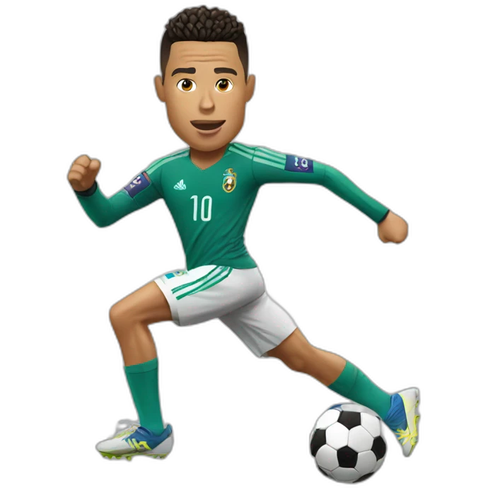 Ronaldo qui saute emoji
