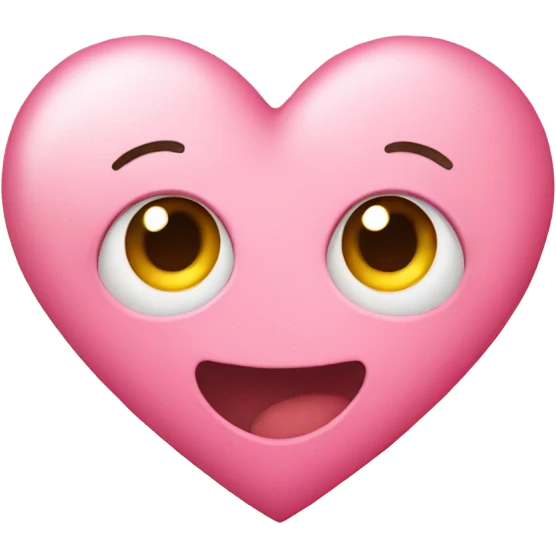Cute love heart emoji
