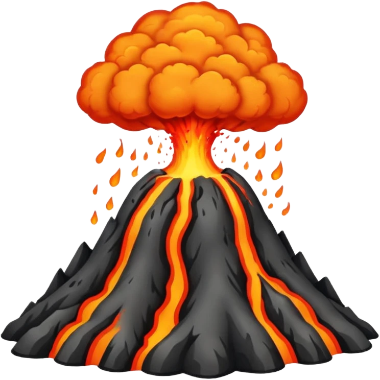 volcano emoji