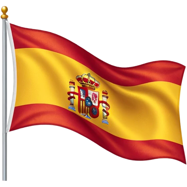 waving spain flag emoji
