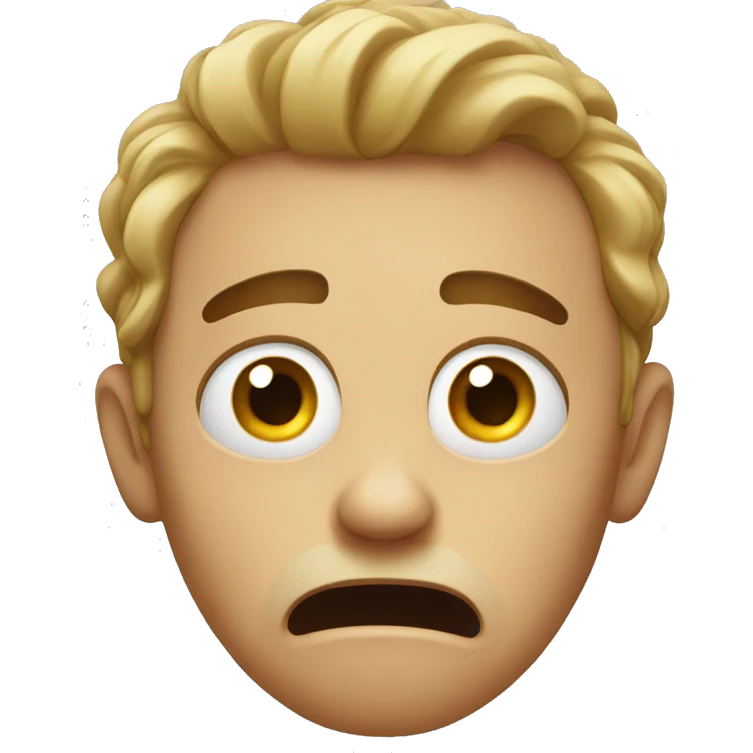 Scared emoji