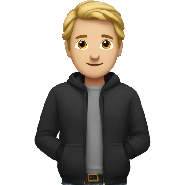 Male with crows flying around them emoji