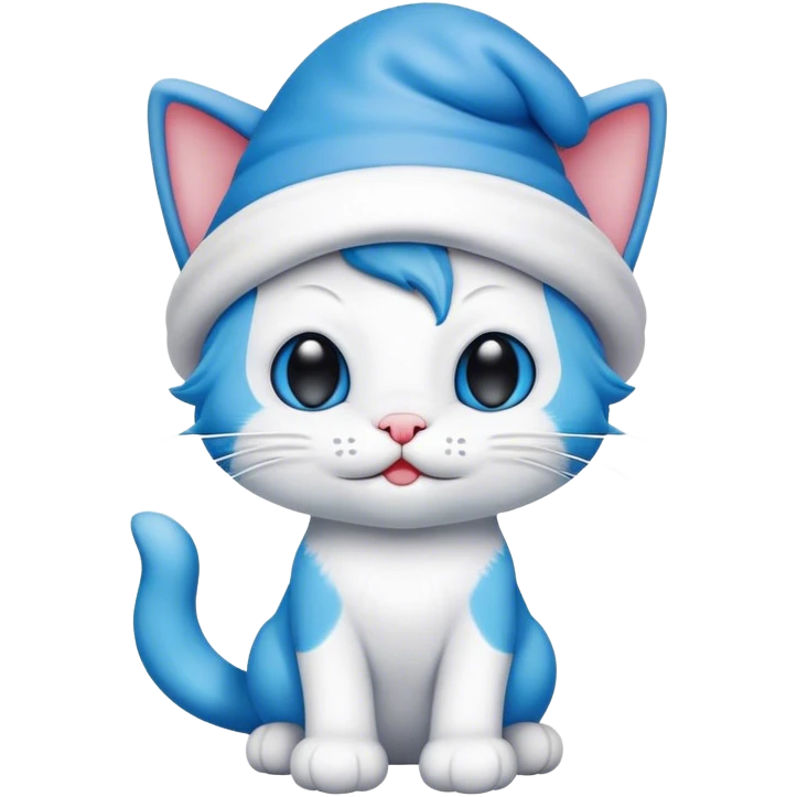 the popular meme „smurf cat“ emoji