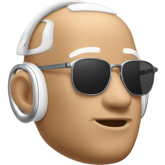 beige AirPods Max  emoji