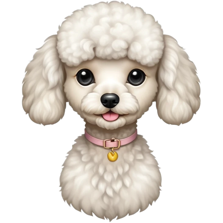 Skinny poodle emoji