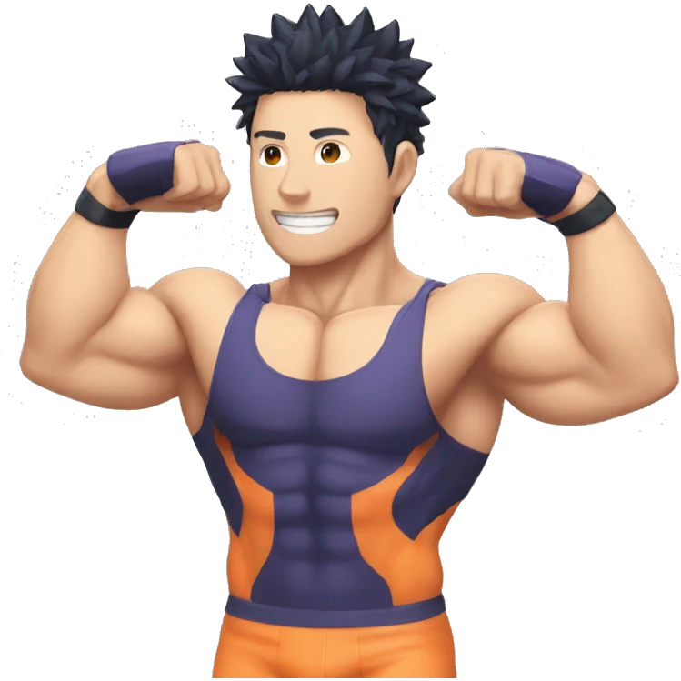 Hinata bodybuilder  emoji
