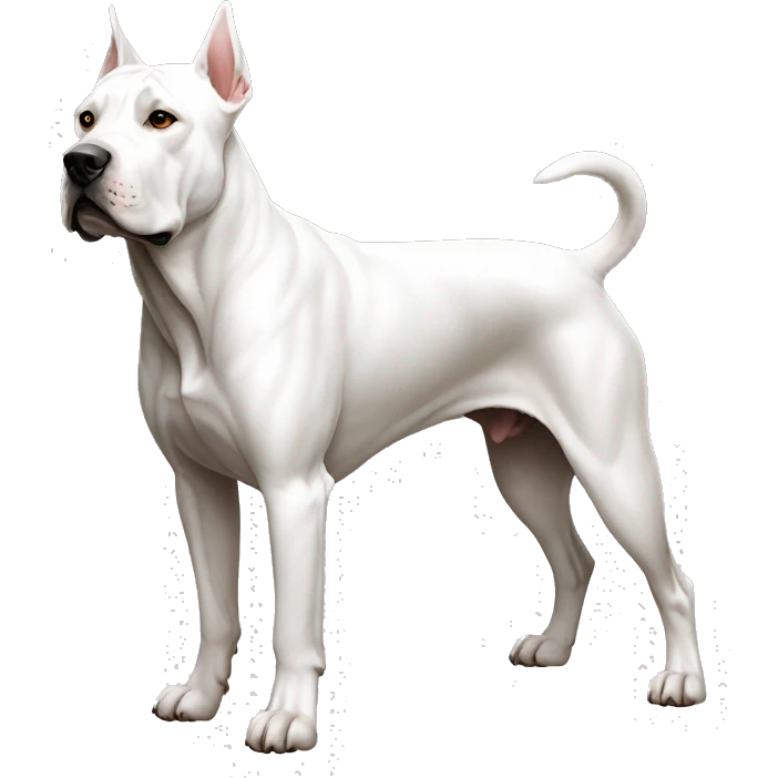 Dogo Argentino Dog Breed Full Body emoji