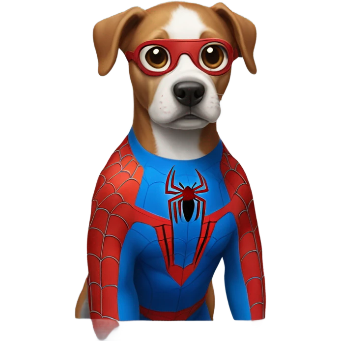 DOG in full SPIDER MAN emoji