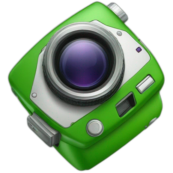 Camera green style Android zoom x1000 emoji