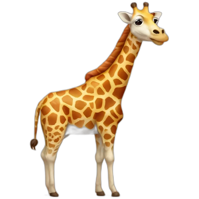 Giraffe en saucisse emoji