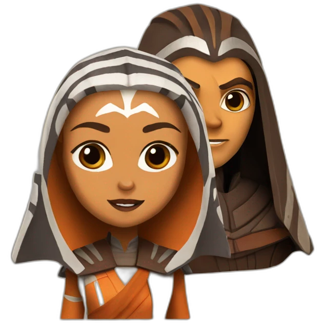 Ahsoka and anakin emoji