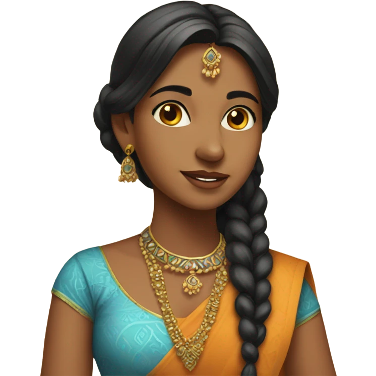 indian pretty girl emoji
