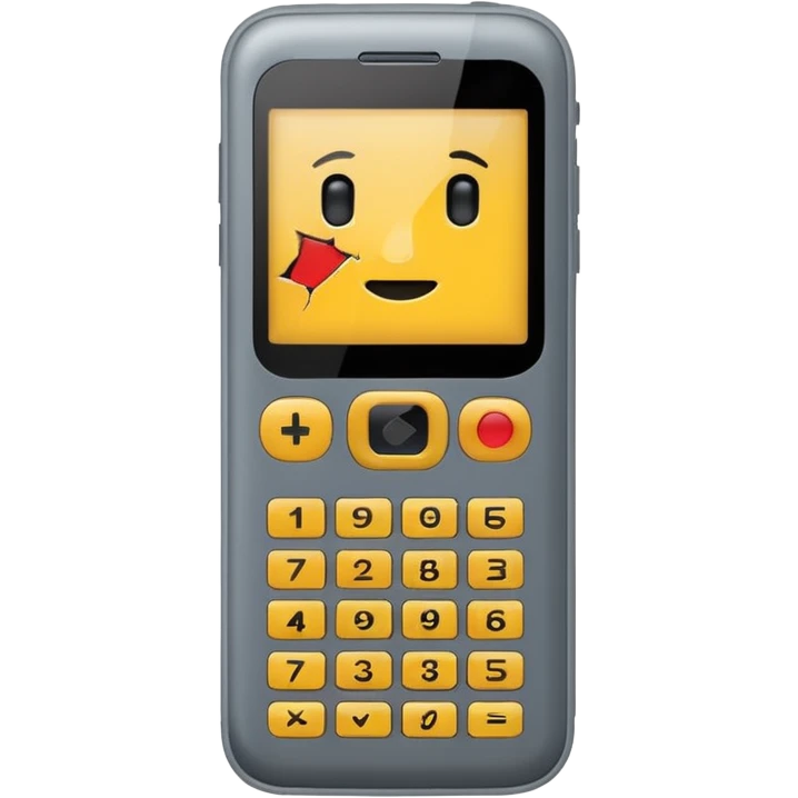 telefóno movil viejo sin emoji simple minimalista emoji