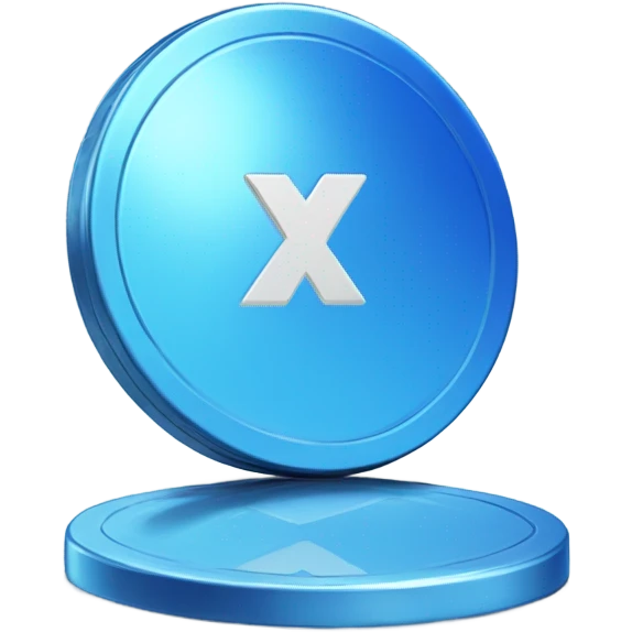 blue coin emoji