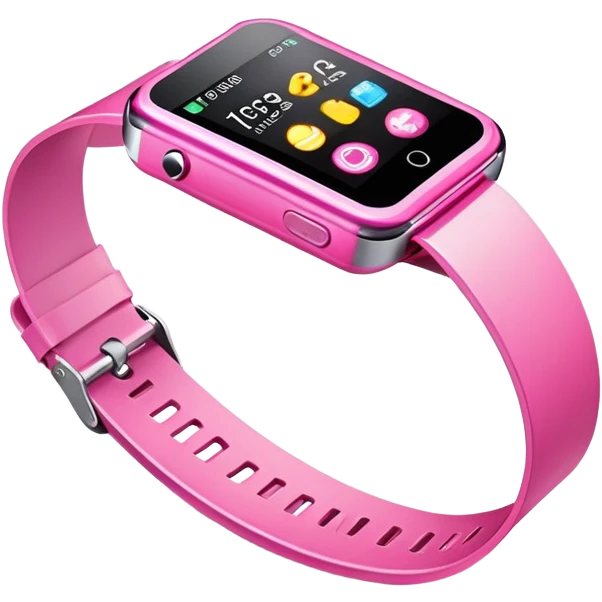 ankle monitor in pink  emoji