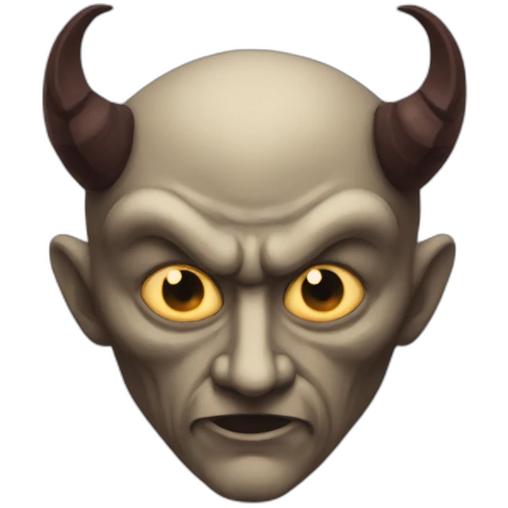 Mammon as a demon emoji