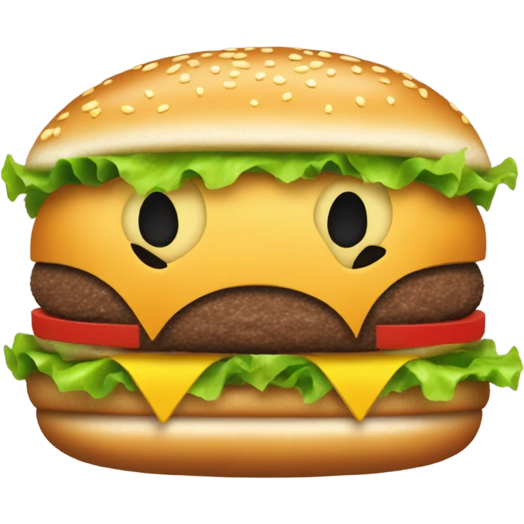 burger race car emoji