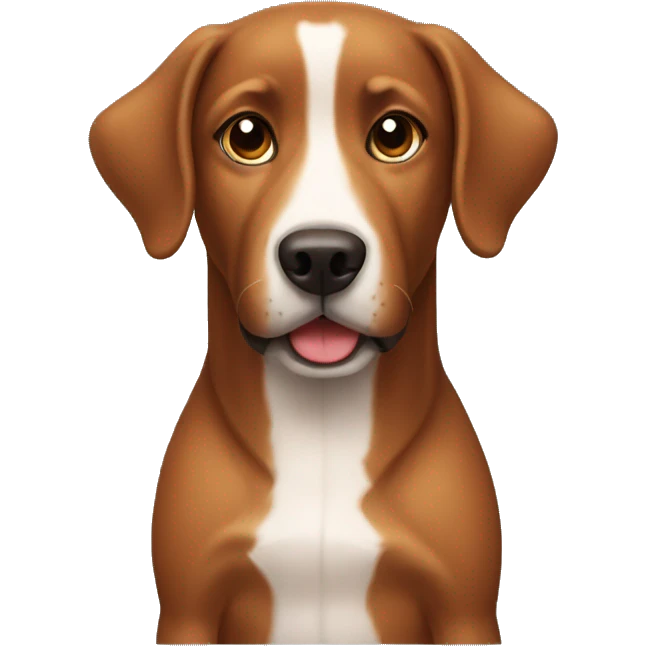 Brown dog emoji