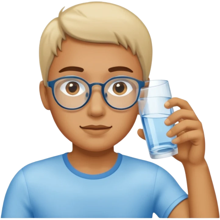 PERSON DRINKING WATER emoji