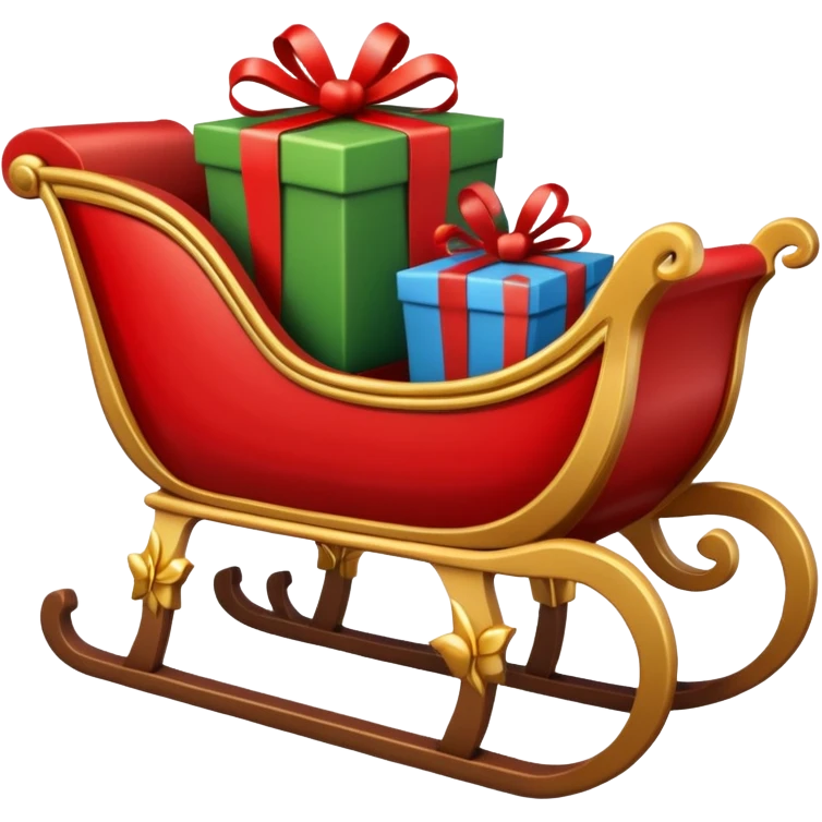 Christmas sleigh emoji