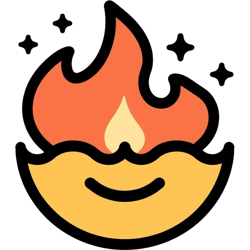 A business logo representing one company emoji