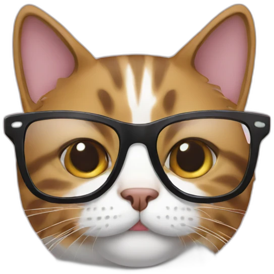 Cat with glases emoji