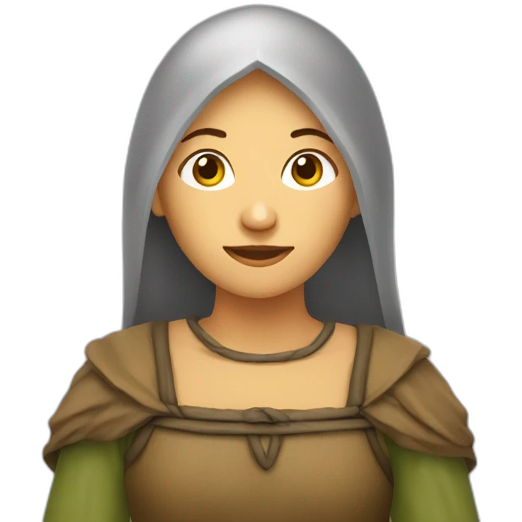 medieval woman peasant emoji