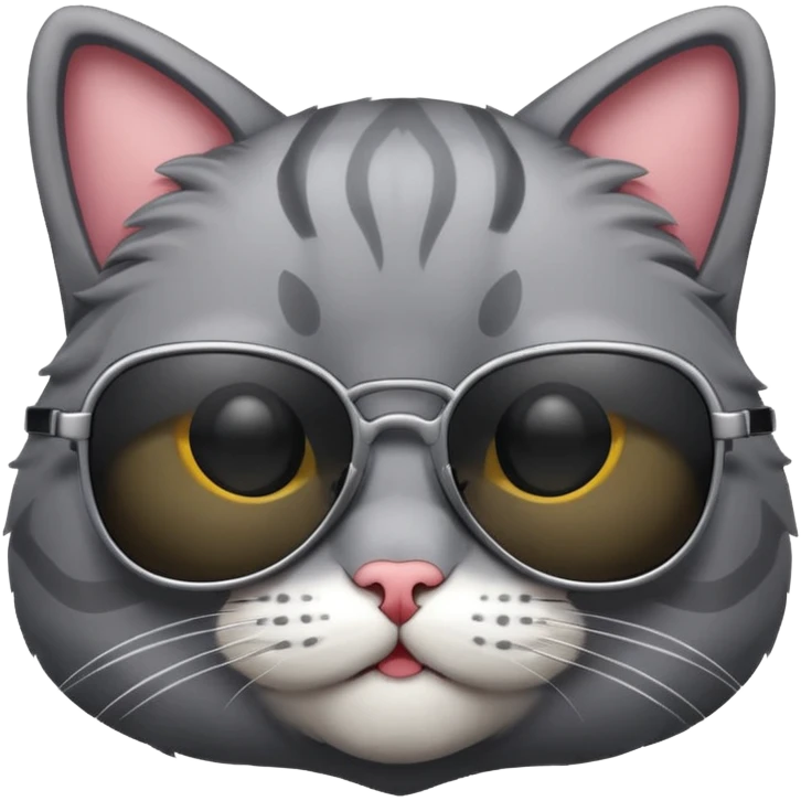 Cat wearing sunglasses emoji