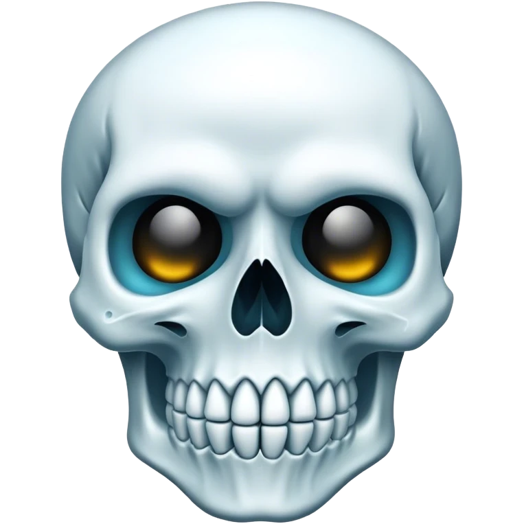 cold skull emoji