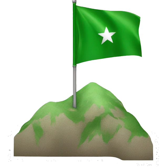 Syria green flag emoji