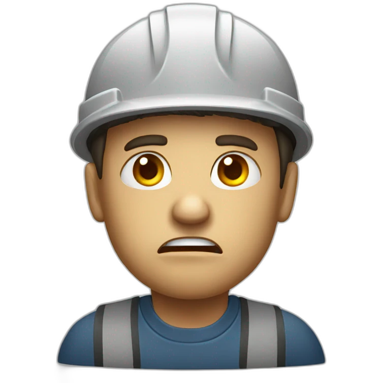 angry worker emoji