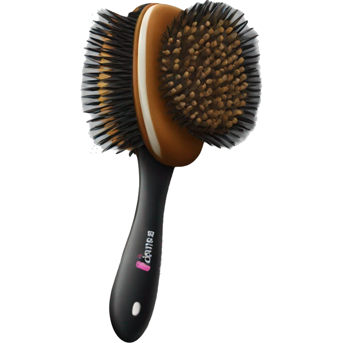 a glove hairbrush  emoji