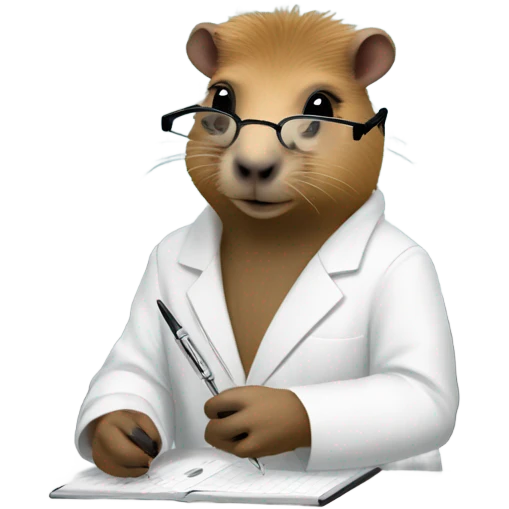Capybara researcher 3.4 turn emoji