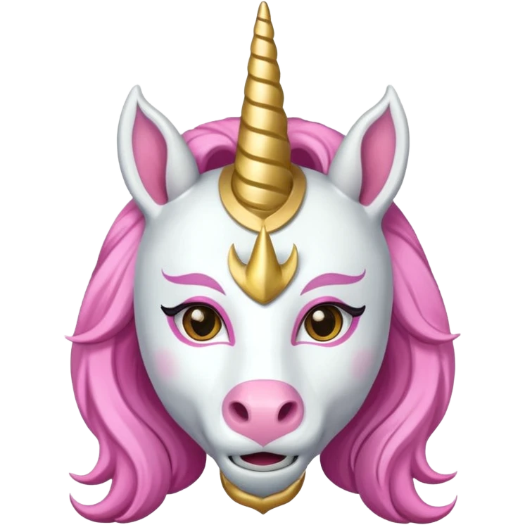 unicorn face scout girl emoji