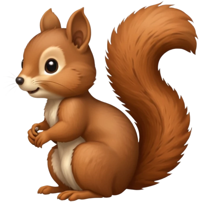 Squirral, half body emoji