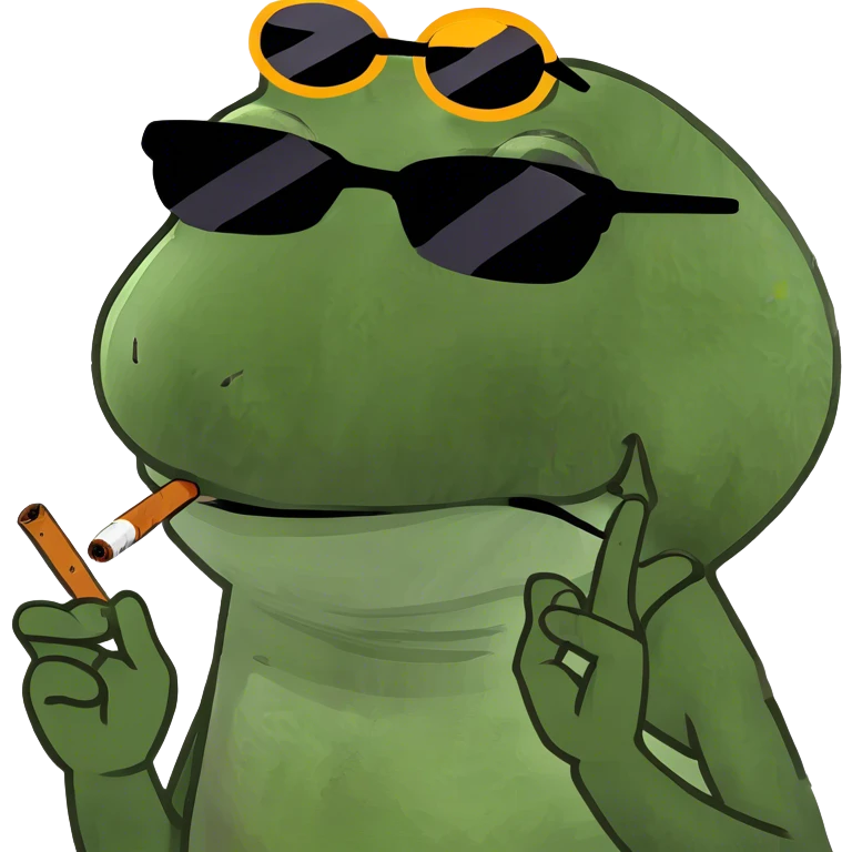 smoking weed emoji