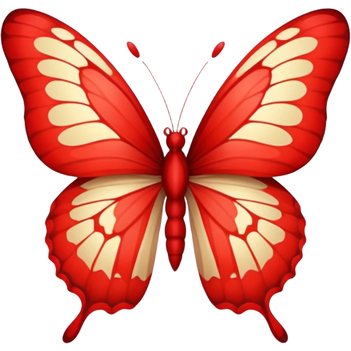 red butterfly emoji