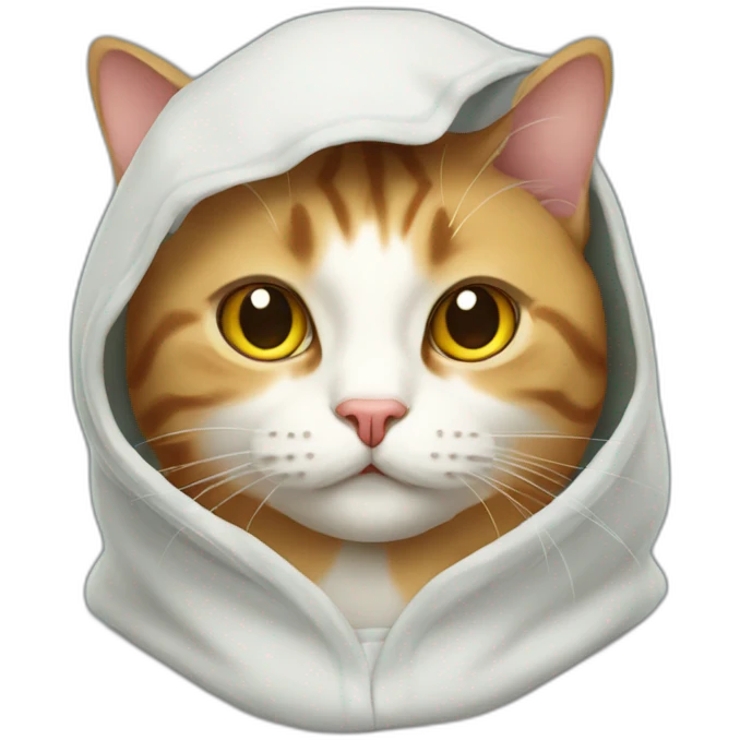 Cat wearing a jellaba emoji