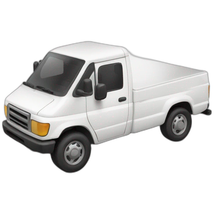 une camionette blanche emoji